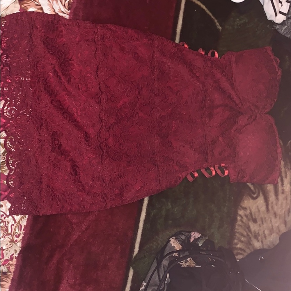 Strapless dress